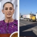 CLAUDIA SHEINBAUM NIEGA CARPETAS DE INVESTIGACIÓN CONTRA PARTICIPANTES DEL MEGABLOQUEO CARRETERO