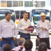 PORQUE ASÍ SE HACE CON BIENESTAR, ENTREGA GOBERNADOR DURAZO A PRESIDENTE LAMARQUE 15 NUEVAS UNIDADES DE TRANSPORTE PÚBLICO EN CAJEME
