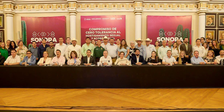 PARTICIPA LAMARQUE EN FIRMA DEL PRONUNCIAMIENTO DE COMPROMISO INSTITUCIONAL DE CERO TOLERANCIA AL HOSTIGAMIENTO Y ACOSO SEXUAL EN SONORA