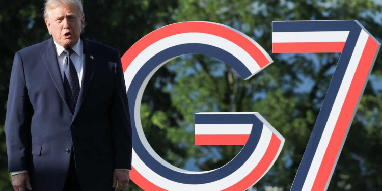TRUMP LLEGA AL G7 Y PRESUME QUE ACUERDO CON IRÁN
