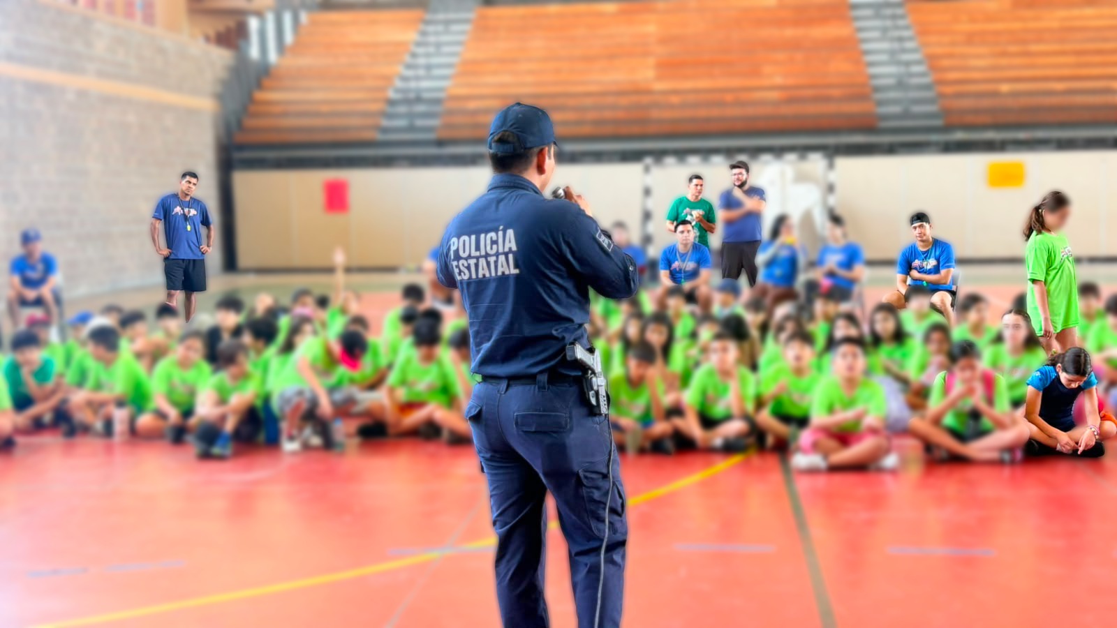 POLICÍA ESTATAL PROMUEVE VALORES Y LA PREVENCIÓN DE LA VIOLENCIA EN CAMPAMENTOS DE VERANO