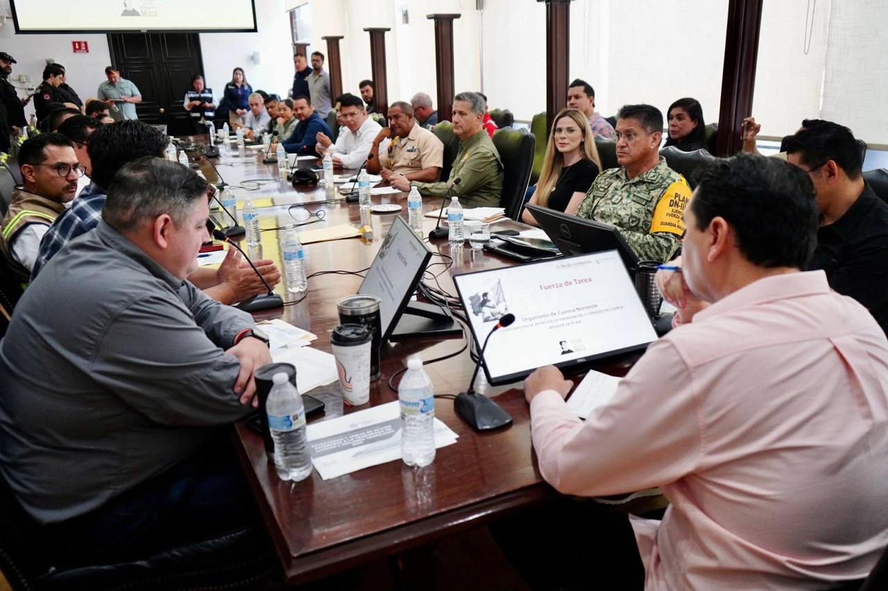 REFUERZA GOBERNADOR DURAZO MEDIDAS PREVENTIVAS ANTE LLUVIAS CON INSTALACIÓN DEL COMITÉ DE OPERACIÓN DE EMERGENCIAS (COE)